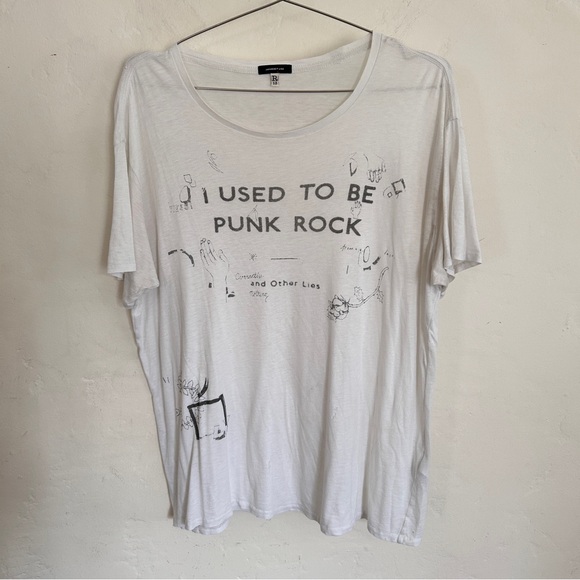 R13 Tops - R13 Punk Rock Scribble Boy Graphic T-Shirt  Japanese Jersey – Small